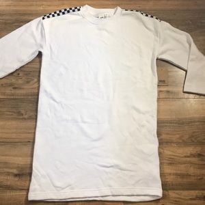 Vans white 3/4 sleeves chromo sweater dress